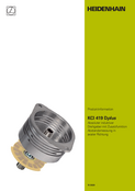 KCI 419 D<i>plus</i> – 带附加轴向位移测量功能的绝对式感应旋转编码器